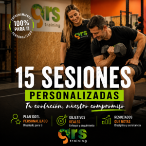 Bono 15 sesiones entrenamiento personal