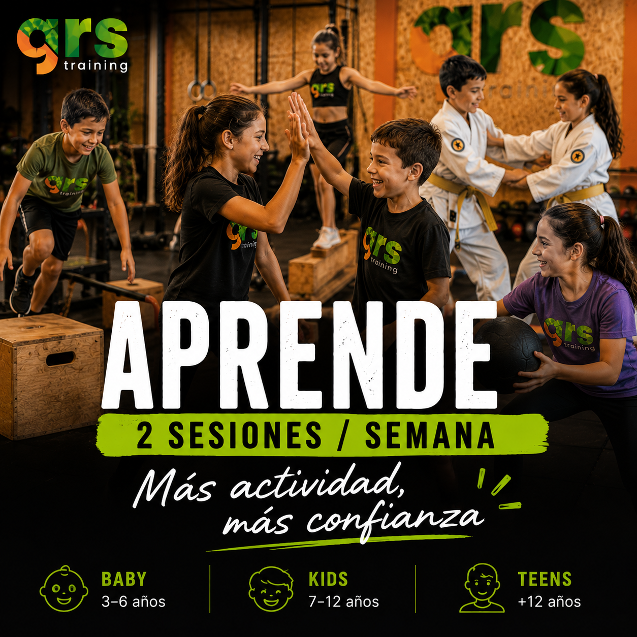 2 Sesiones por semana junior